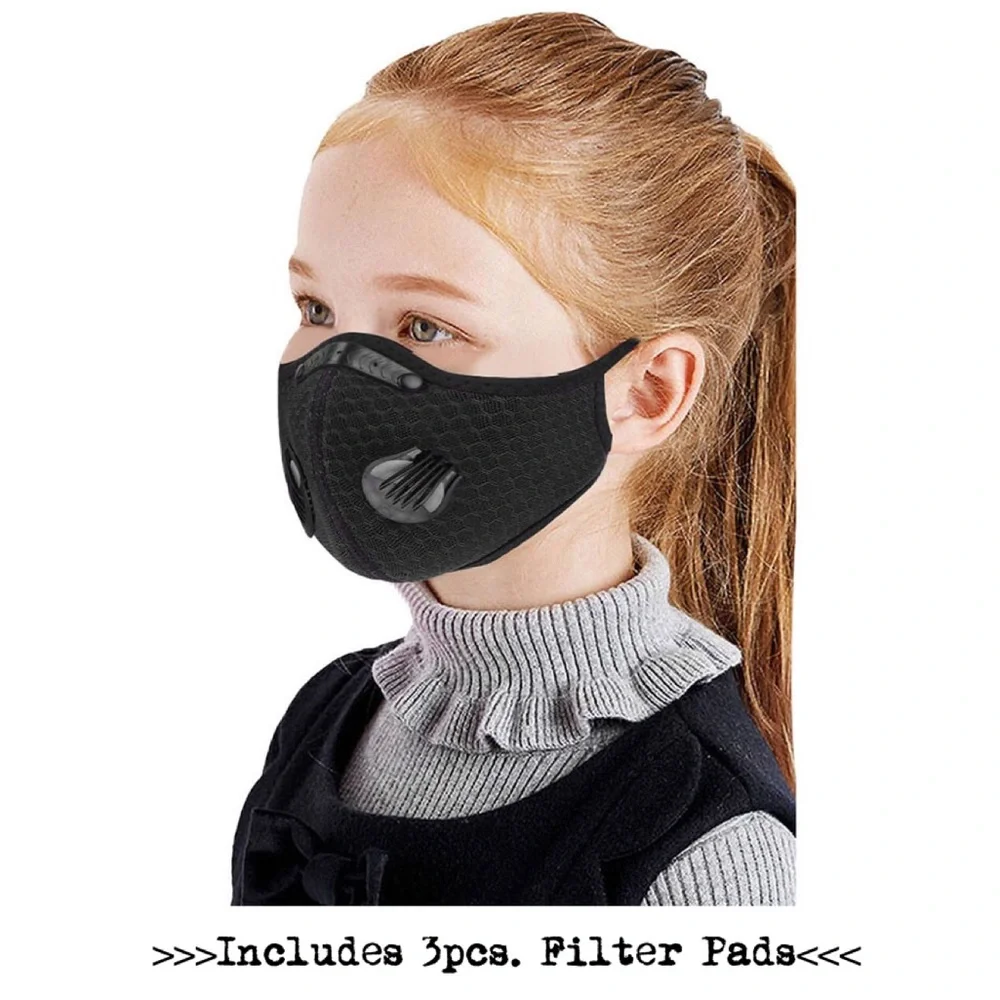 Sport Face Mask Cover for Kids with 3-Filters
